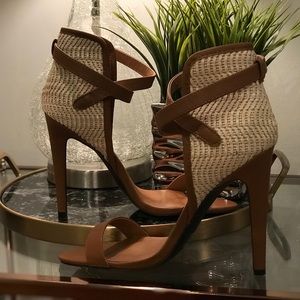 Fashionable Camel-Colored Stilettos